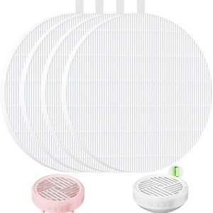 MelodySusie Nail Dust Collector Replacement Filters 4 Pack